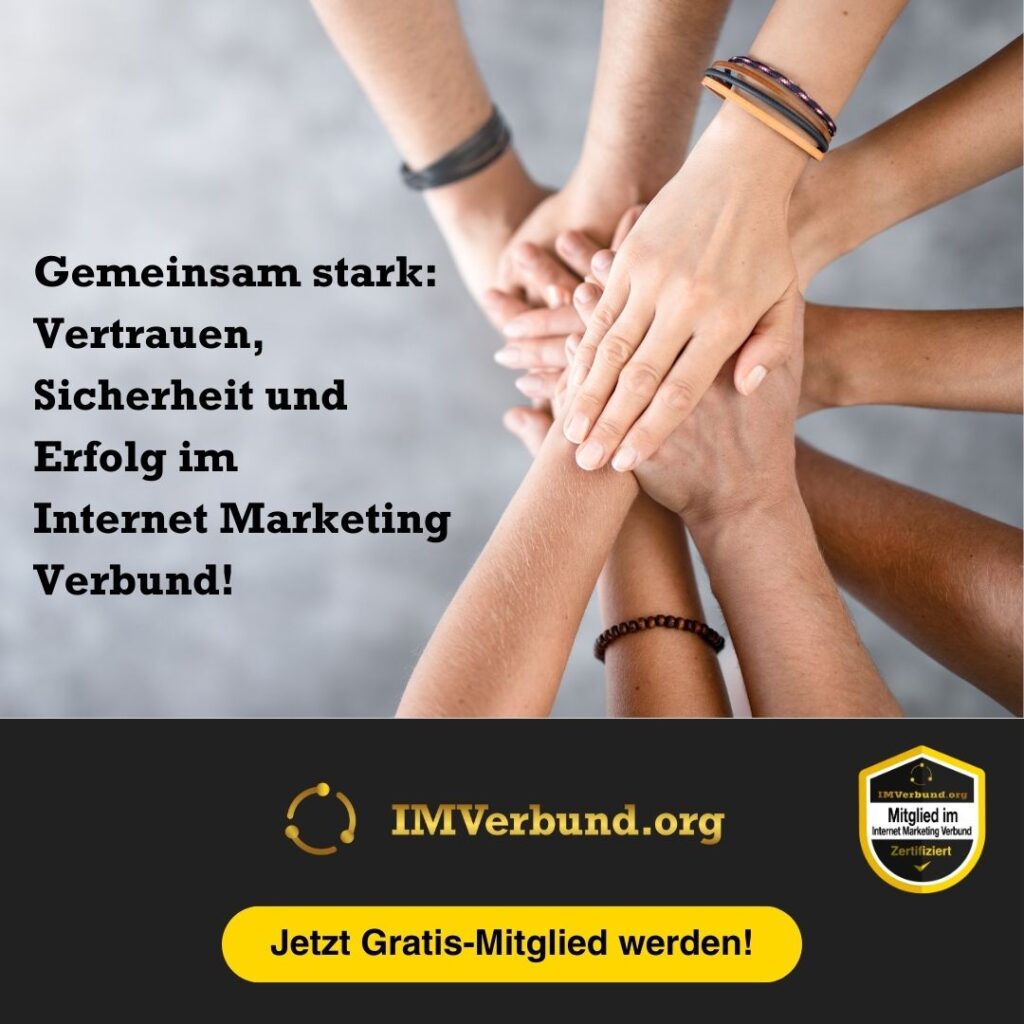 Internet Marketing Verbund IMVerbund.org - Jetzt Gratis-Mitglied werden!